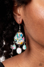 Load image into Gallery viewer, Organic Optimism - White earrings

