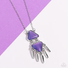 Load image into Gallery viewer, Under the FRINGE - Purple necklace
