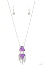 Load image into Gallery viewer, Under the FRINGE - Purple necklace
