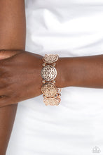 Load image into Gallery viewer, Filigree Fanfare - Rose Gold bracelet
