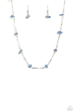 Load image into Gallery viewer, Chiseled Construction - Blue necklace
