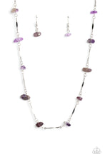 Load image into Gallery viewer, Chiseled Construction - Purple necklace
