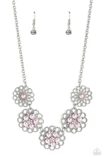 Load image into Gallery viewer, Mandala Mosaic - Pink necklace
