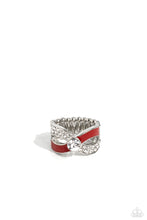 Load image into Gallery viewer, CROSSED and Found - Red ring
