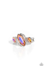 Load image into Gallery viewer, Tilted Triplets - Orange ring
