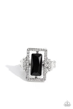 Load image into Gallery viewer, Emerald Elegance - Black ring
