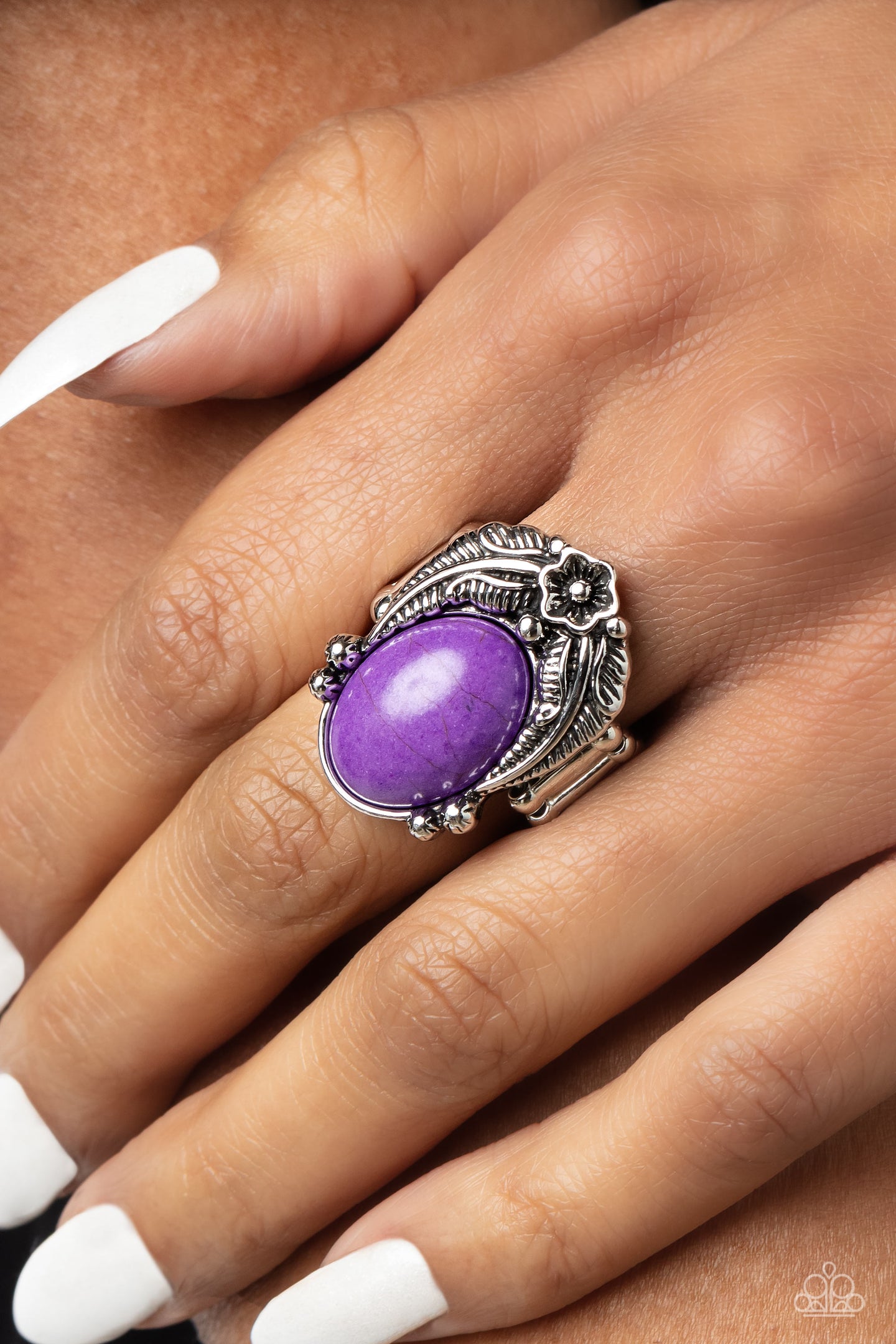 Serrated Style - Purple ring