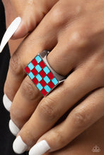 Load image into Gallery viewer, Checkerboard Craze - Red ring

