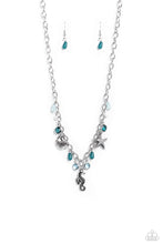 Load image into Gallery viewer, Seahorse Season - Blue necklace
