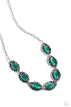 Load image into Gallery viewer, Framed in France - Green necklace
