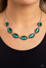 Load image into Gallery viewer, Framed in France - Green necklace
