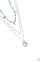Load image into Gallery viewer, Constant as the Stars - Blue necklace
