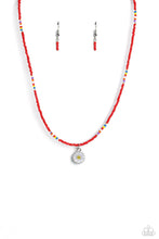 Load image into Gallery viewer, Charming Chance - Red necklace
