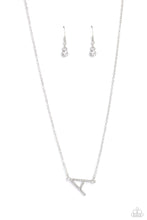 Load image into Gallery viewer, INITIALLY Yours - A - White necklace
