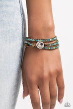 Load image into Gallery viewer, PAW-sitive Thinking - Blue bracelet
