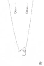 Load image into Gallery viewer, INITIALLY Yours - J - White necklace

