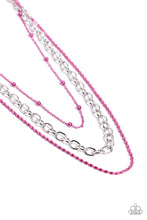 Load image into Gallery viewer, Mardi Gras Mayhem - Pink necklace
