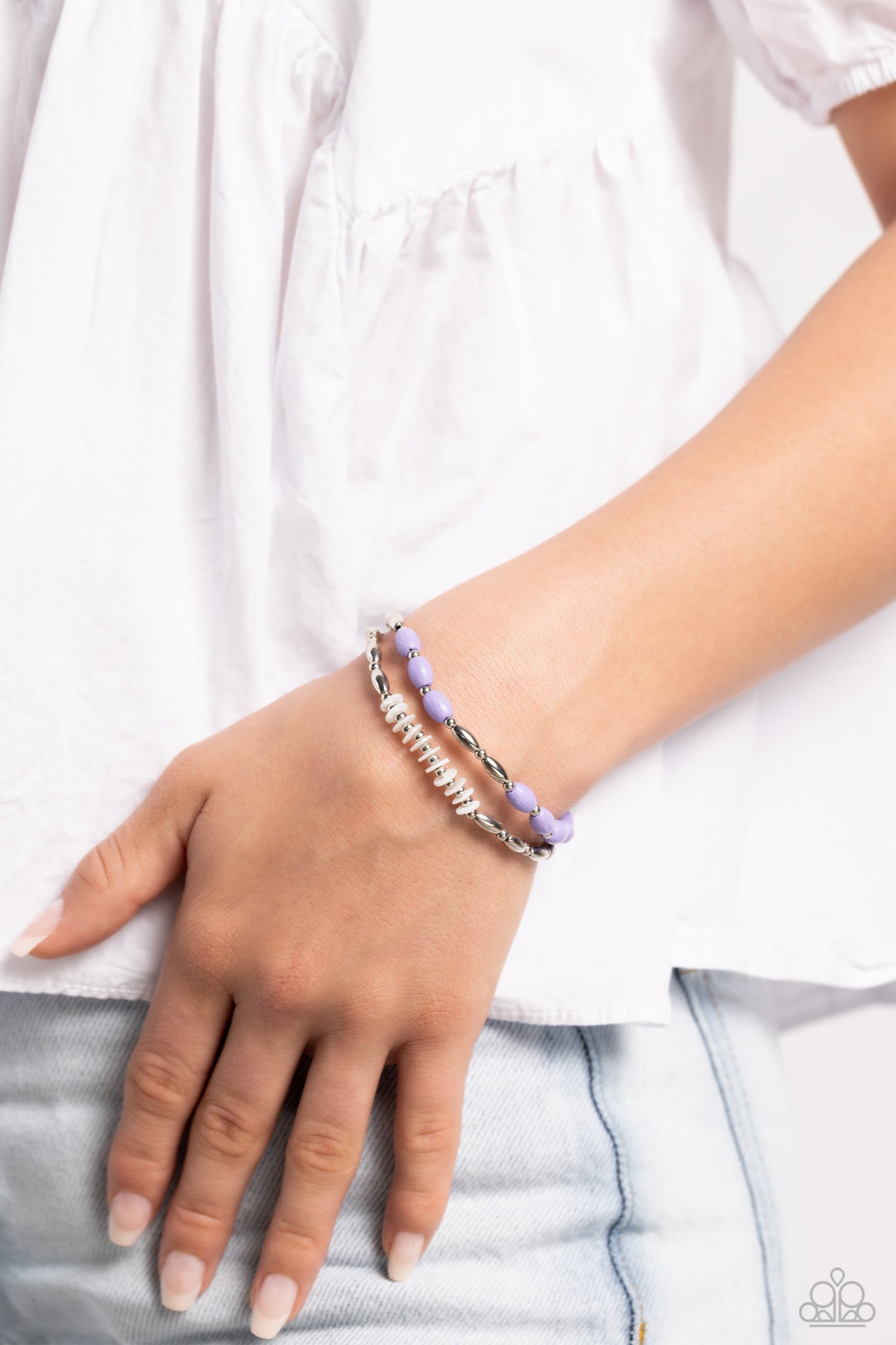 WOOD Luck - Purple bracelet