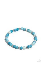 Load image into Gallery viewer, Ethereally Earthy - Blue bracelet
