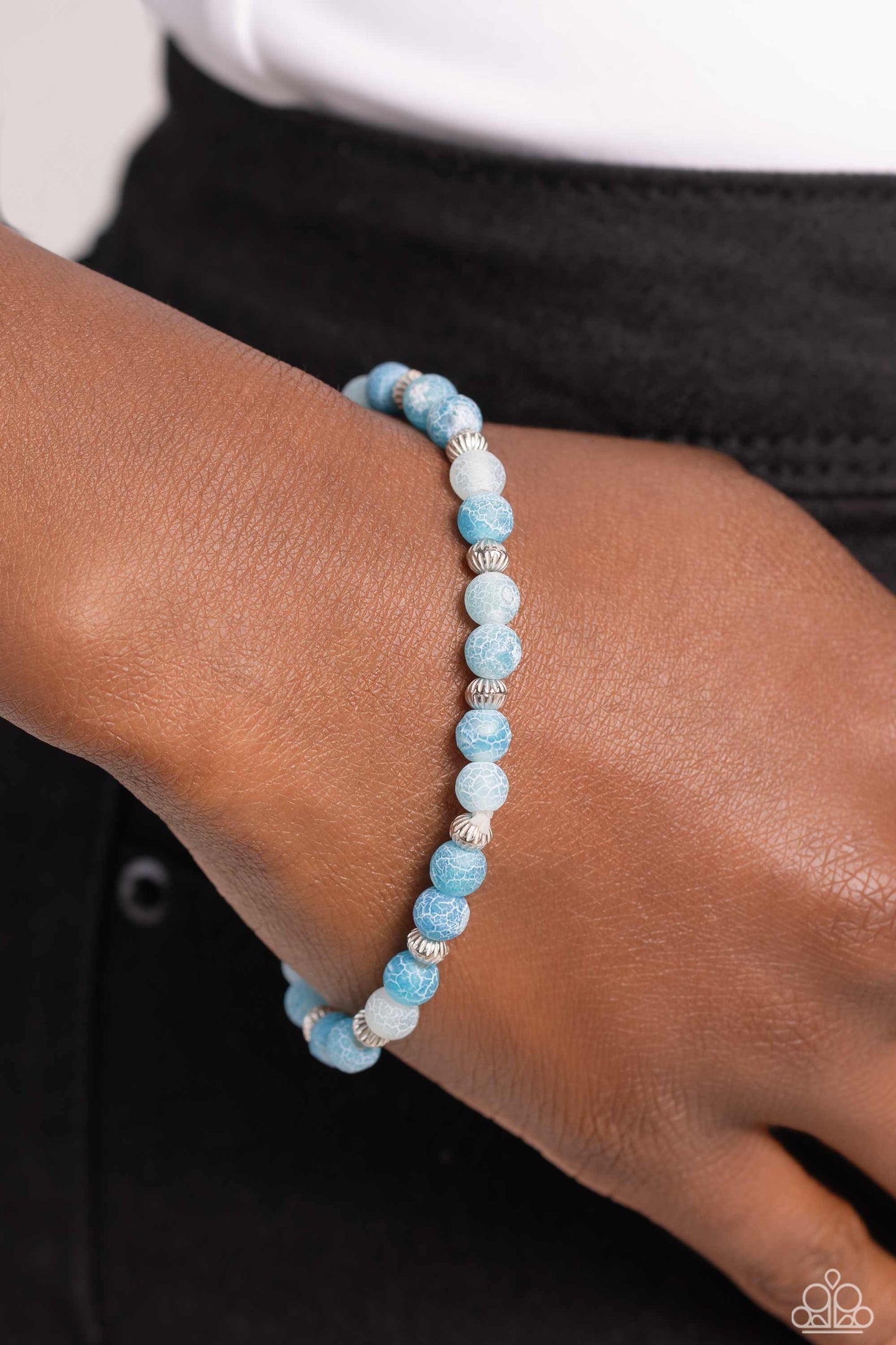 Ethereally Earthy - Blue bracelet