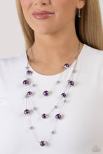 Load image into Gallery viewer, Glistening Gamut - Purple necklace
