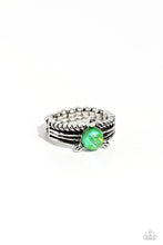 Load image into Gallery viewer, Sinuous Spotlight - Green ring
