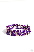 Load image into Gallery viewer, Coiled Candy - Purple bracelet
