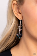Load image into Gallery viewer, BOW Away Zone - Black earrings
