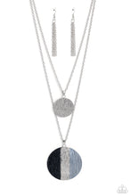 Load image into Gallery viewer, Striped Style - Silver necklace

