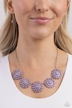 Load image into Gallery viewer, Floral Fervor - Purple necklace
