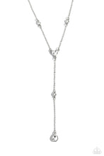 Load image into Gallery viewer, Lavish Lariat - White necklace
