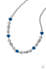 Load image into Gallery viewer, My HEARTBEAT Will Go On - Blue necklace
