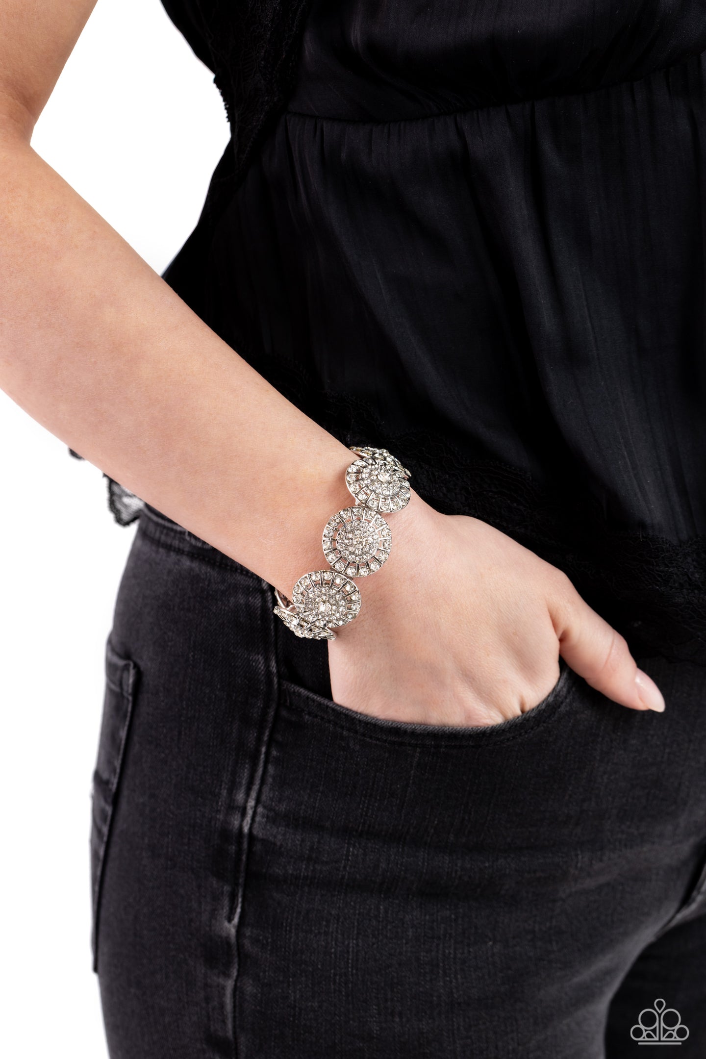 Executive Elegance - White bracelet