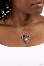Load image into Gallery viewer, Flirting Ferris Wheel - Pink necklace
