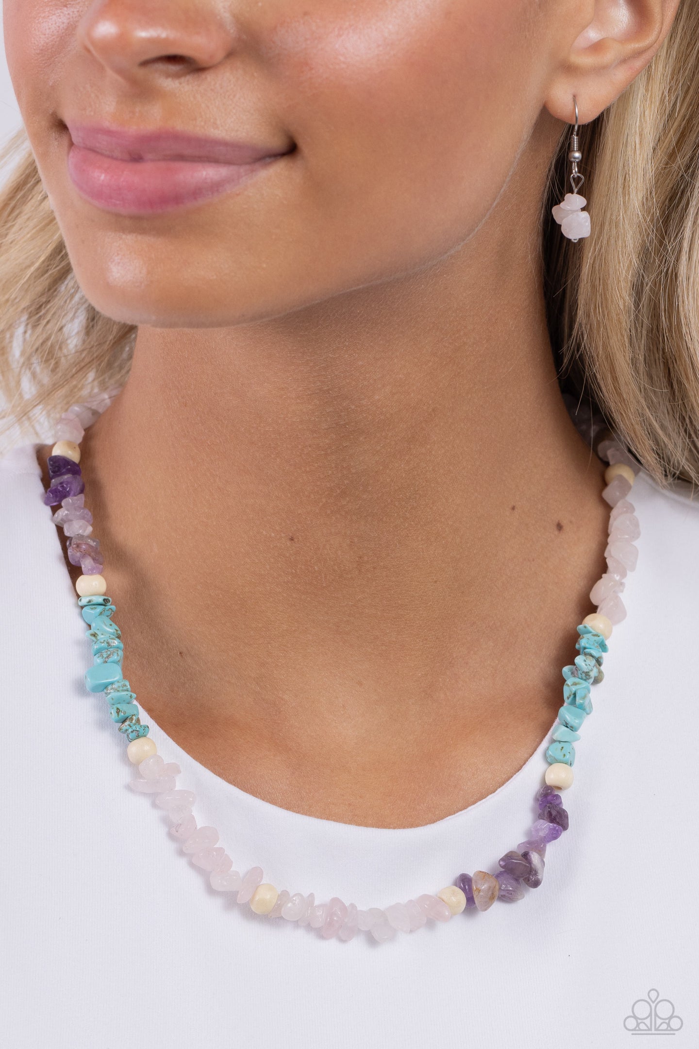 Soothing Stones - Pink necklace