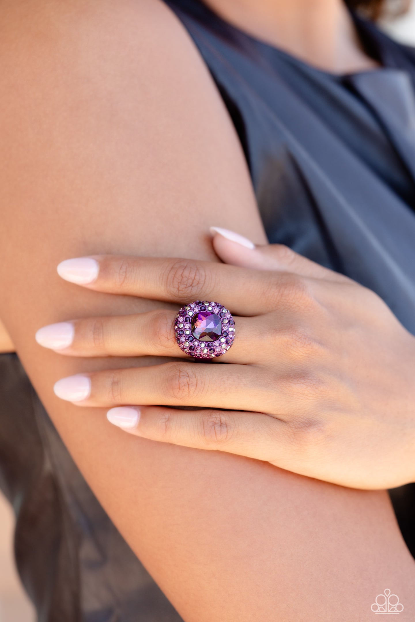 Glistening Grit - Purple ring
