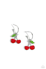 Load image into Gallery viewer, Cherry Caliber - Red earrings
