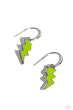 Load image into Gallery viewer, Lightning Limit - Green earrings
