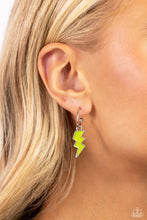 Load image into Gallery viewer, Lightning Limit - Green earrings
