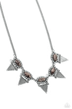 Load image into Gallery viewer, Scintillating Shimmer - Silver necklace
