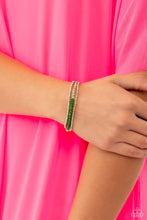 Load image into Gallery viewer, Backstage Beading - Green bracelet
