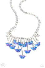 Load image into Gallery viewer, Majestic Metamorphosis - Blue necklace
