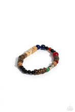 Load image into Gallery viewer, I WOOD Be So Lucky - Blue bracelet
