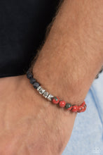Load image into Gallery viewer, Defaced Deed - Orange bracelet
