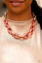 Load image into Gallery viewer, Statement Season - Orange necklace
