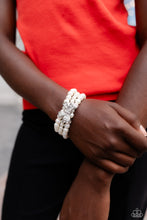 Load image into Gallery viewer, How Do You Do? - White bracelet
