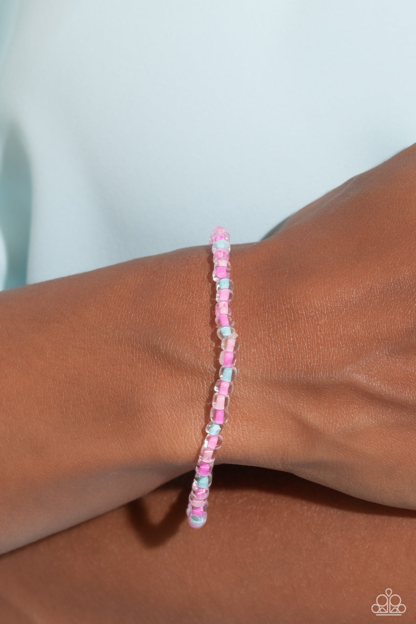 GLASS is in Session - Pink bracelet