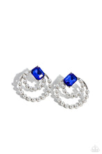 Load image into Gallery viewer, Double Standard - Blue earrings
