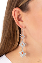 Load image into Gallery viewer, Stellar Series - Orange earrings
