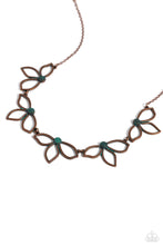 Load image into Gallery viewer, Petal Pageantry - Copper necklace
